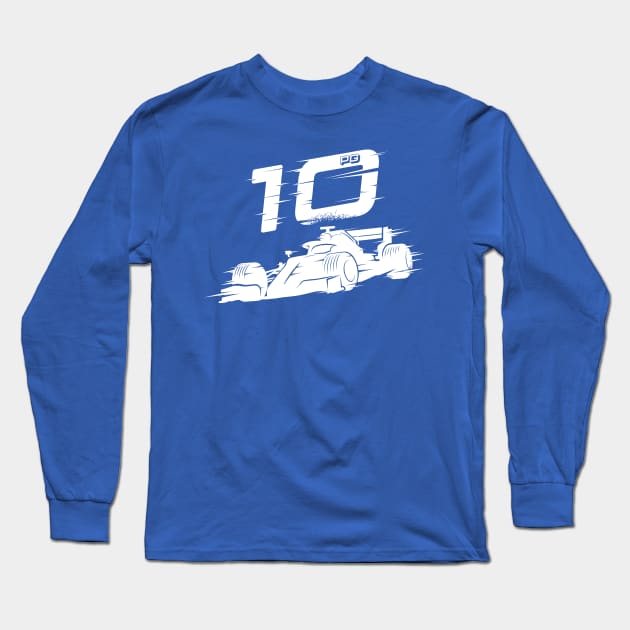 We Race On! 10 [White] Long Sleeve T-Shirt by DCLawrenceUK